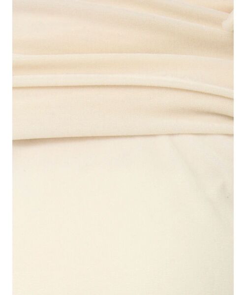 dazzlin（ダズリン）の「シアーベロアオフショルトップス（Tシャツ/カットソー・レディース・アイボリー/ブラック・FREE）」の14枚目の写真