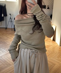 【オシャレ⭐will fully】ベージュ　大きめカットソー　サイズF WILLFULLY｜ウィルフリーのTシャツ/カットソー（ベージュ系・無地