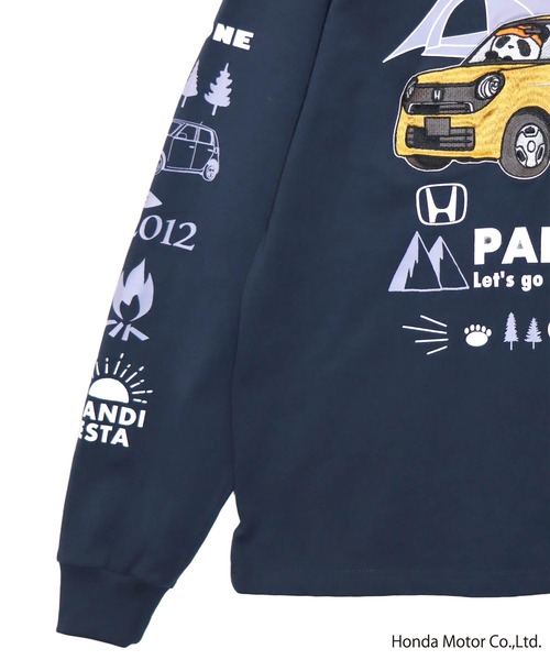 PANDIESTA(パンディエスタ)の「Honda×Pandiesta TRANSALP N-ONE GO TO CAMPロンT(M2)(Tシャツ/カットソー・メンズ・ブラック/ホワイト/ネイビー・L/M/XXL/XL)」の21枚目の写真