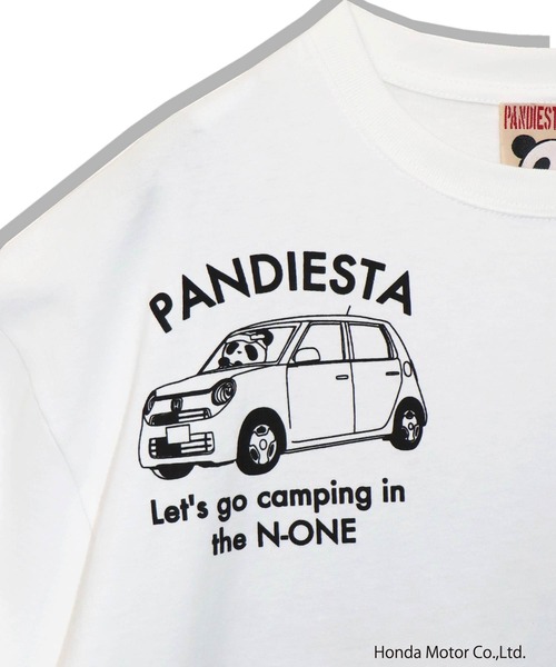 PANDIESTA(パンディエスタ)の「Honda×Pandiesta TRANSALP N-ONE GO TO CAMPロンT(M2)(Tシャツ/カットソー・メンズ・ブラック/ホワイト/ネイビー・L/M/XXL/XL)」の15枚目の写真