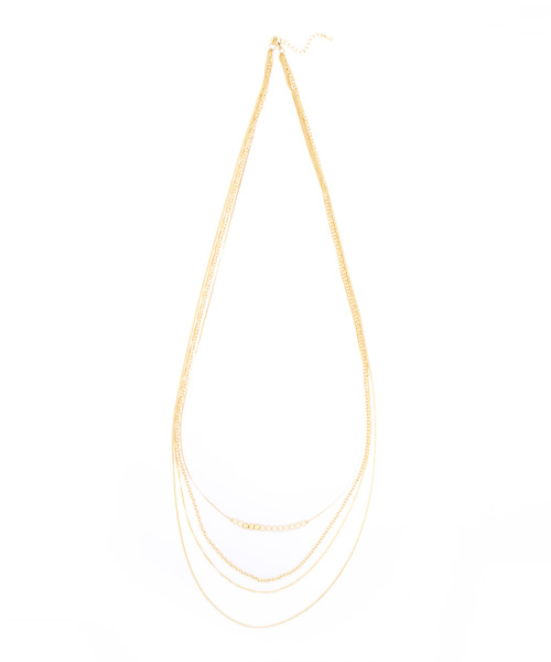 ikka（イッカ）の「ゴールドネックレス（ネックレス・レディース・その他1/その他5/その他4/その他・FREE）」の2枚目の写真