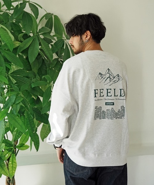 Leyline(レイライン)の「【Leyline】Feeld sweat(スウェット・メンズ・アッシュ/グリーン・M/XL)」の1枚目の写真