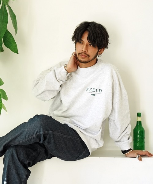 Leyline(レイライン)の「【Leyline】Feeld sweat(スウェット・メンズ・アッシュ/グリーン・M/XL)」の3枚目の写真