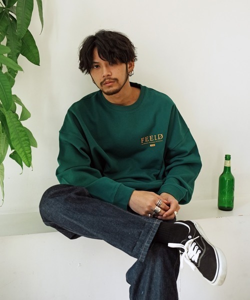 Leyline(レイライン)の「【Leyline】Feeld sweat(スウェット・メンズ・アッシュ/グリーン・M/XL)」の5枚目の写真