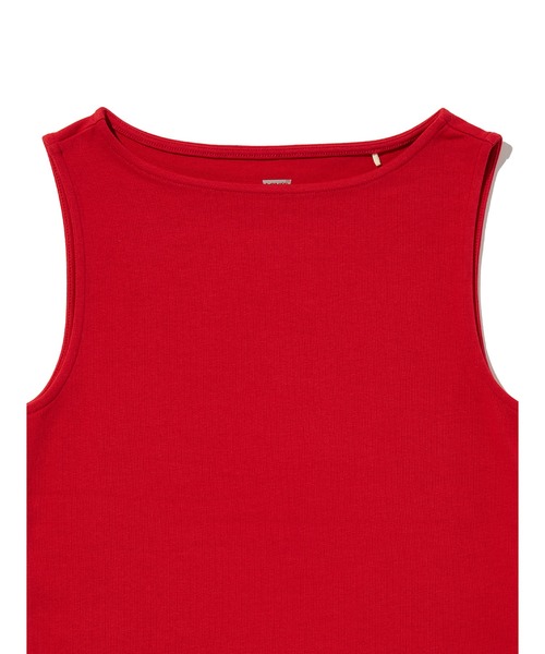 Levi's(リーバイス)の「Levi's/リーバイス ブレア スリーブレス ボートネックトップ(Tシャツ/カットソー・レディース・レッド・XS/S/M)」の6枚目の写真