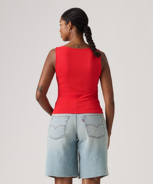 Levi's(リーバイス)の「Levi's/リーバイス ブレア スリーブレス ボートネックトップ(Tシャツ/カットソー・レディース・レッド・XS/S/M)」の3枚目の写真