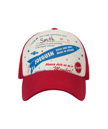 JOEGUSH（ジョーガッシュ）の「Smith No. 76 Mesh Cap (Red)（キャップ）」