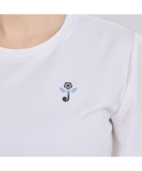 J.JANE(ジェイジェーン)の「グラデーションプリントリボン半袖Tシャツ(ホワイト)(Tシャツ/カットソー・レディース・その他・S/M/XS)」の5枚目の写真