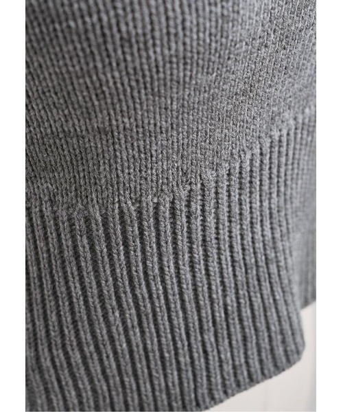 LUDICRUM(ルーディクルム)の「Low gauge knit ensemble(アンサンブル・レディース・オフホワイト/チャコールグレー/レッド・FREE)」の21枚目の写真