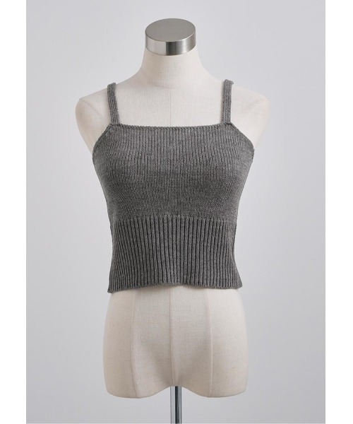 LUDICRUM(ルーディクルム)の「Low gauge knit ensemble(アンサンブル・レディース・オフホワイト/チャコールグレー/レッド・FREE)」の22枚目の写真