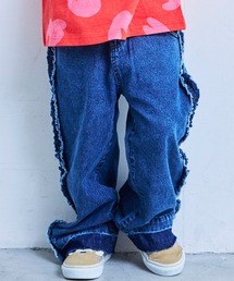 MARKEY'S | デニムサイドフリルバギーパンツ(デニムパンツ)