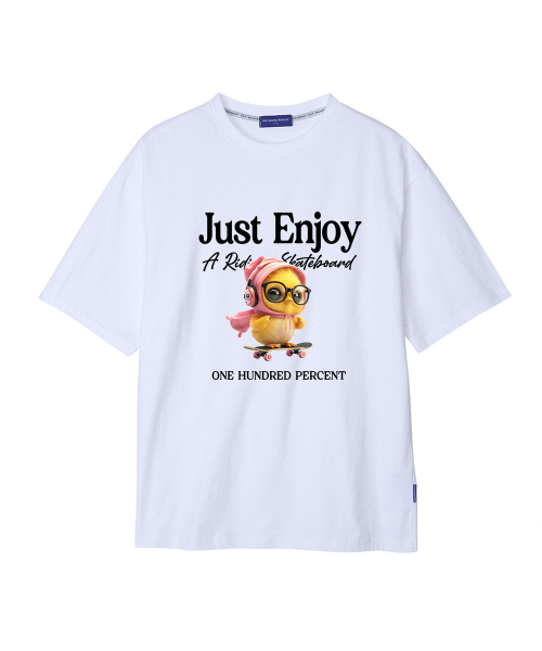 ONEHUNDREDPERCENT FOR WOMAN(ワンハンドレッドパーセントフォーウーマン)の「OHP x HARMONIA チキンセミオーバー半袖Tシャツ(Tシャツ/カットソー・レディース・その他・S/M/L/2XL/XL)」の4枚目の写真