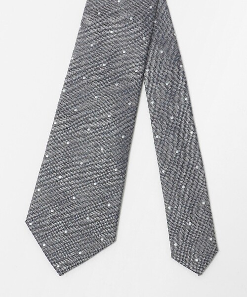 Seaward&stearn(シーワードスターン)の「<Seaward & Stearn>8.0cm ドット ネクタイ(ネクタイ・メンズ・ライム/グレー系/ライトブルー・FREE)」の7枚目の写真