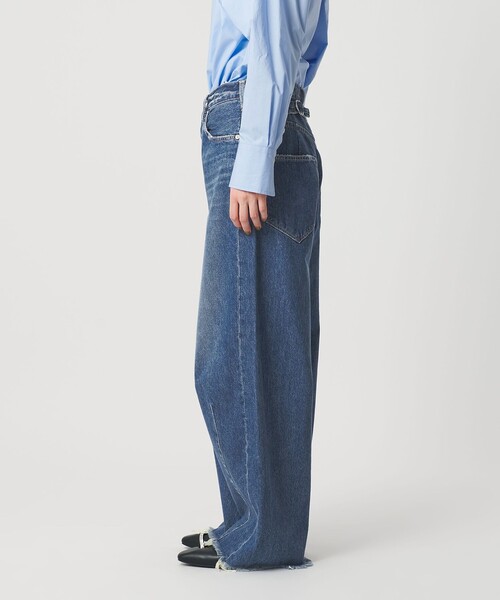 NEEDBY heritage(ニードバイヘリテージ)の「【別注】<NEEDBY heritage>カーブデニムパンツ(デニムパンツ・レディース・ブラック/コバルトブルー・23/25/24)」の10枚目の写真