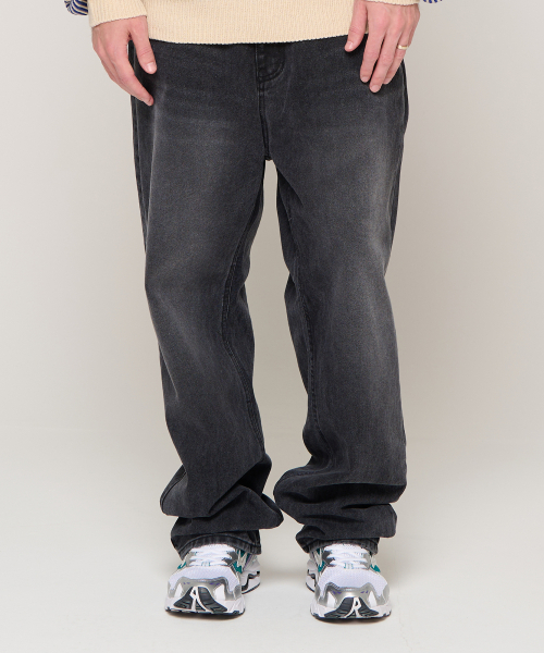 CARGOBROS(カーゴブロス)の「セミワイドデニムパンツ(黒青)(デニムパンツ・メンズ・その他・S/M/L)」の2枚目の写真