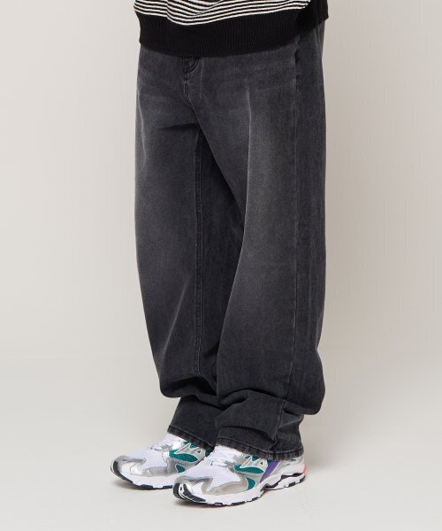 CARGOBROS(カーゴブロス)の「セミワイドデニムパンツ(黒青)(デニムパンツ・メンズ・その他・S/M/L)」の3枚目の写真
