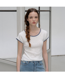 Flower crop t-shirt [FRSU01TS01]_Ivory
