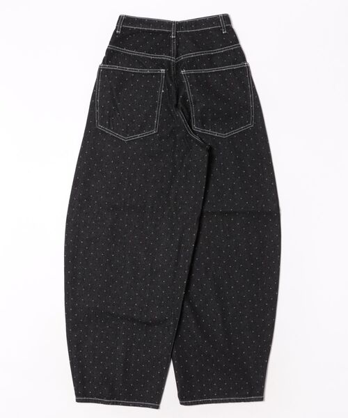 Figments（フィグメンツ）の「ドットカーブデニム（デニムパンツ・レディース・ブラック・MEDIUM/SMALL）」の11枚目の写真