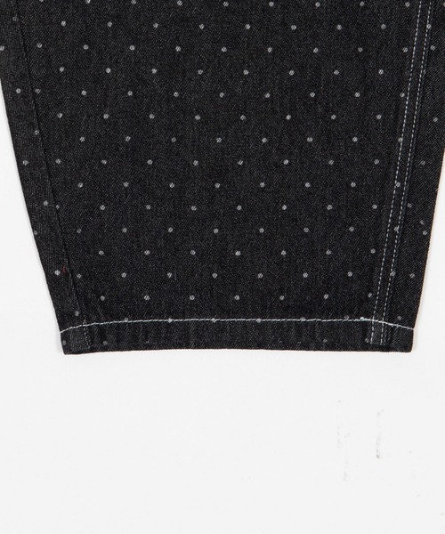 Figments（フィグメンツ）の「ドットカーブデニム（デニムパンツ・レディース・ブラック・MEDIUM/SMALL）」の9枚目の写真