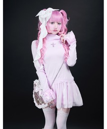 AVENCHUMU｜アバンチュウムのワンピース（ピンク/桃色系・ワンポイント
