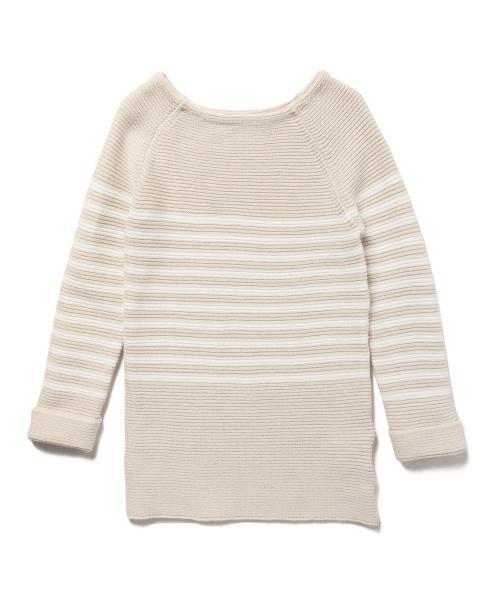 BEAMS LIGHTS Women's(ビームスライツ ウィメンズ)の「BEAMS LIGHTS / ボートネックラグラン プルオーバー(ニット/セーター・レディース・オフホワイト/グレー/ベージュ・ONE SIZE)」の5枚目の写真