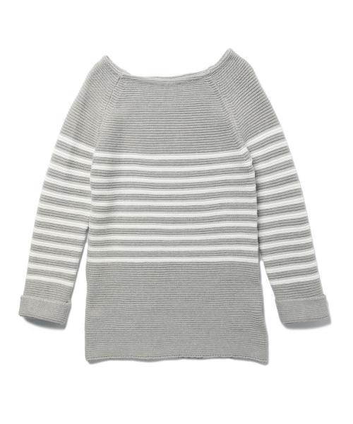 BEAMS LIGHTS Women's(ビームスライツ ウィメンズ)の「BEAMS LIGHTS / ボートネックラグラン プルオーバー(ニット/セーター・レディース・オフホワイト/グレー/ベージュ・ONE SIZE)」の6枚目の写真