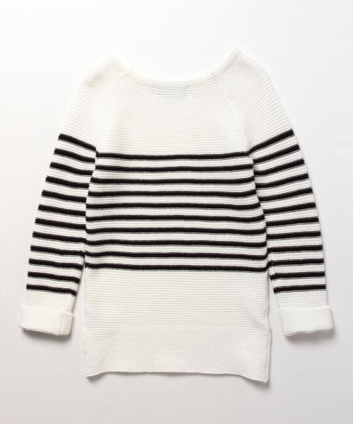 BEAMS LIGHTS Women's(ビームスライツ ウィメンズ)の「BEAMS LIGHTS / ボートネックラグラン プルオーバー(ニット/セーター・レディース・オフホワイト/グレー/ベージュ・ONE SIZE)」の7枚目の写真