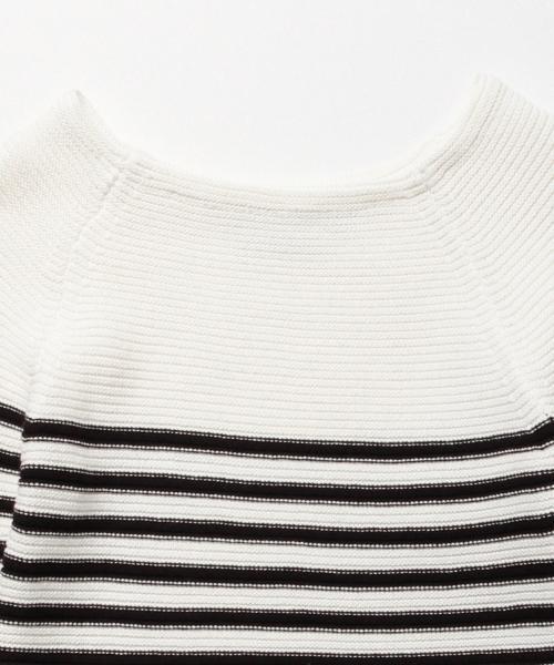 BEAMS LIGHTS Women's(ビームスライツ ウィメンズ)の「BEAMS LIGHTS / ボートネックラグラン プルオーバー(ニット/セーター・レディース・オフホワイト/グレー/ベージュ・ONE SIZE)」の8枚目の写真