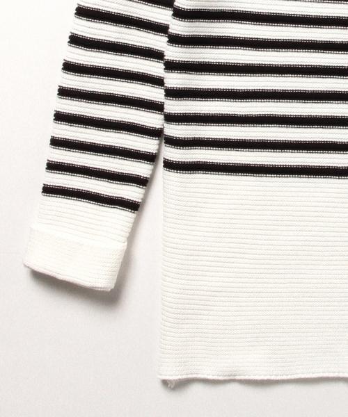 BEAMS LIGHTS Women's(ビームスライツ ウィメンズ)の「BEAMS LIGHTS / ボートネックラグラン プルオーバー(ニット/セーター・レディース・オフホワイト/グレー/ベージュ・ONE SIZE)」の9枚目の写真