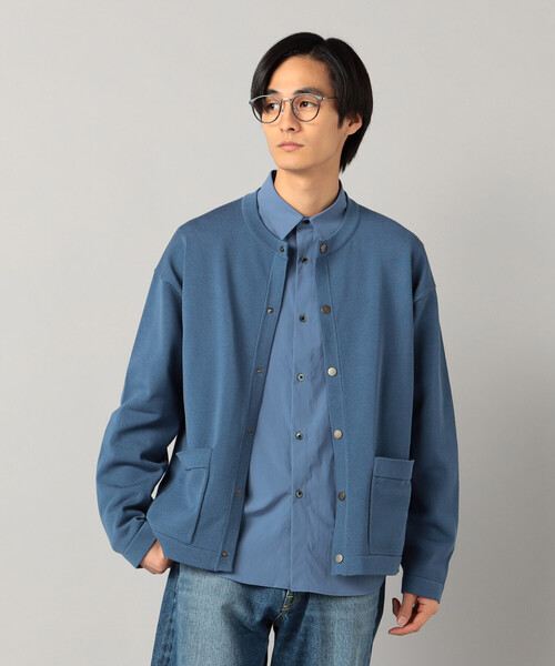 COMME CA MEN(コムサメン)の「クルーニット カーディガン(カーディガン/ボレロ・メンズ・ブラック/チャコールグレー/ブルー/ライトグレー・M/L)」の4枚目の写真