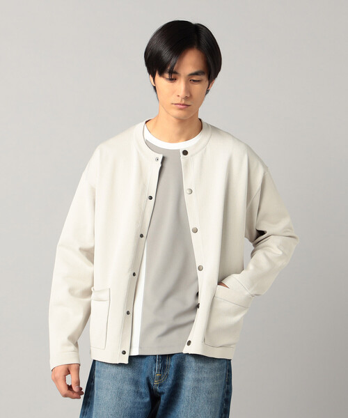 COMME CA MEN(コムサメン)の「クルーニット カーディガン(カーディガン/ボレロ・メンズ・ブラック/チャコールグレー/ブルー/ライトグレー・M/L)」の3枚目の写真