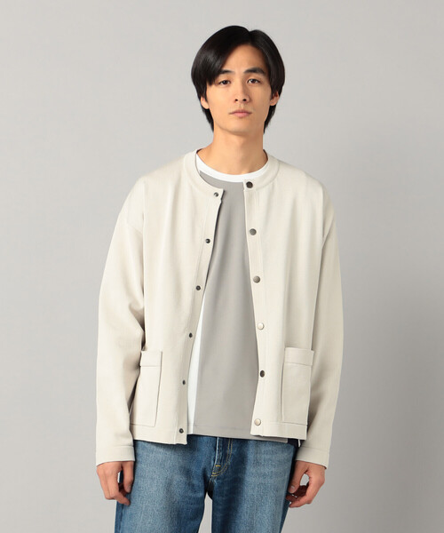 COMME CA MEN(コムサメン)の「クルーニット カーディガン(カーディガン/ボレロ・メンズ・ブラック/チャコールグレー/ブルー/ライトグレー・M/L)」の6枚目の写真