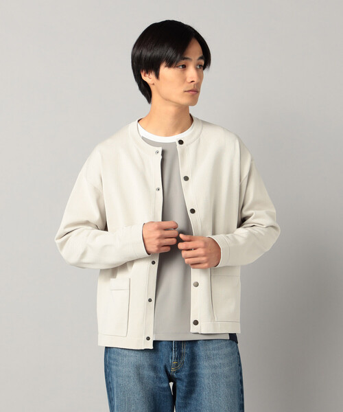 COMME CA MEN(コムサメン)の「クルーニット カーディガン(カーディガン/ボレロ・メンズ・ブラック/チャコールグレー/ブルー/ライトグレー・M/L)」の7枚目の写真