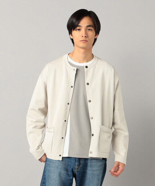 COMME CA MEN(コムサメン)の「クルーニット カーディガン(カーディガン/ボレロ・メンズ・ブラック/チャコールグレー/ブルー/ライトグレー・M/L)」の8枚目の写真