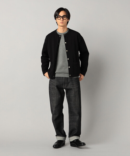 COMME CA MEN(コムサメン)の「クルーニット カーディガン(カーディガン/ボレロ・メンズ・ブラック/チャコールグレー/ブルー/ライトグレー・M/L)」の10枚目の写真