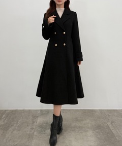 新品タグ付き.アンタイトル フェアリーシェード チェスターコート 2サイズ ルエレ Louere Louere ウエストシェイプフレアチェスターコート