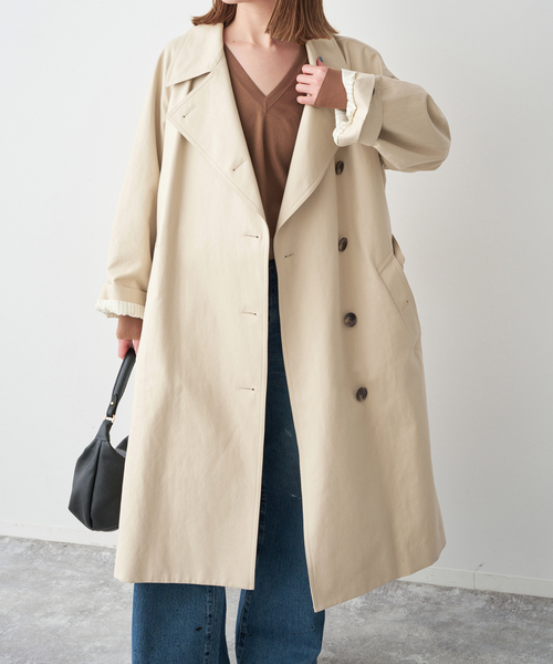 ソフトコットンスプリングトレンチコート（トレンチコート）｜Spick