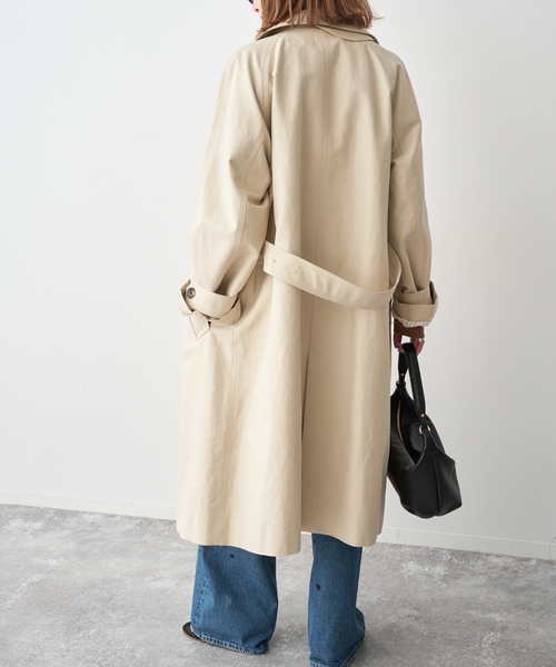 Spick & Span（スピックアンドスパン）の「ソフトコットンスプリングトレンチコート（トレンチコート・レディース・ベージュ・38/36）」の5枚目の写真