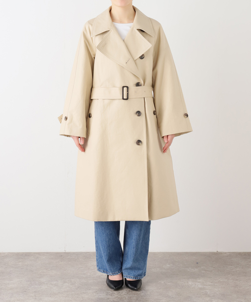 Spick & Span（スピックアンドスパン）の「ソフトコットンスプリングトレンチコート（トレンチコート・レディース・ベージュ・38/36）」の21枚目の写真