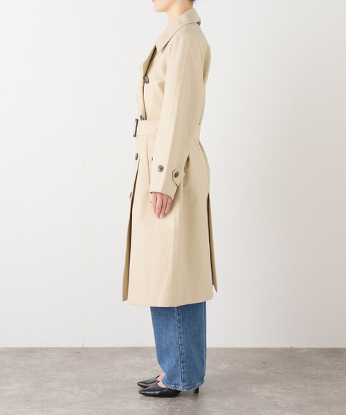 Spick & Span（スピックアンドスパン）の「ソフトコットンスプリングトレンチコート（トレンチコート・レディース・ベージュ・38/36）」の22枚目の写真