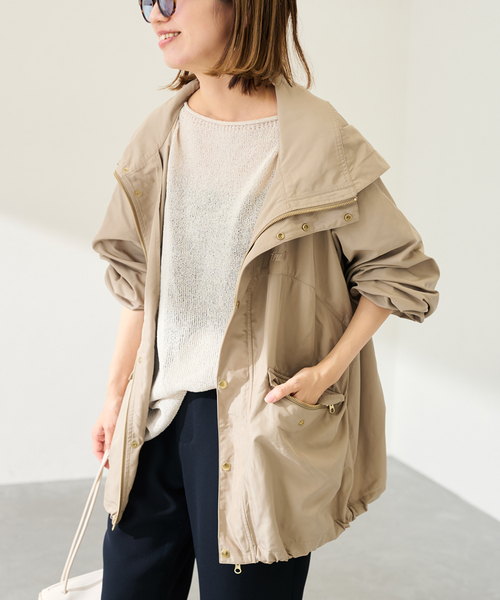 FRAMeWORK(フレームワーク)の「FROSTLINE/フロストライン 別注マウンテンパーカー(マウンテンパーカー・レディース・ベージュ/ブラウン・FREE)」の1枚目の写真