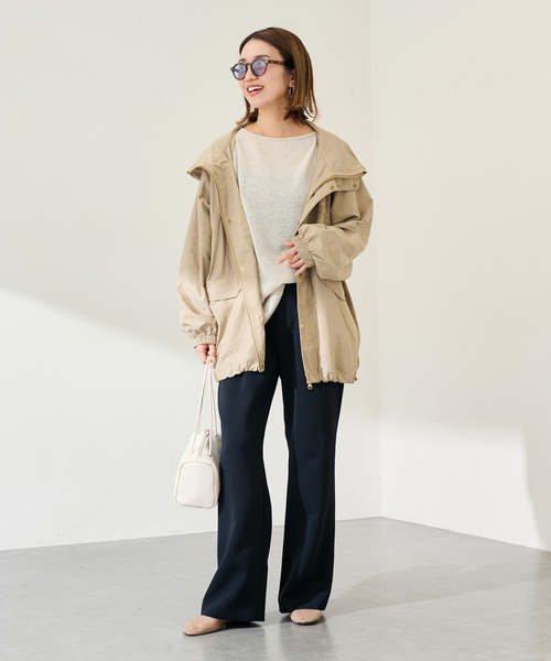 FRAMeWORK(フレームワーク)の「FROSTLINE/フロストライン 別注マウンテンパーカー(マウンテンパーカー・レディース・ベージュ/ブラウン・FREE)」の5枚目の写真