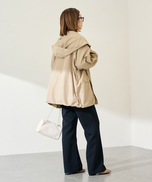 FRAMeWORK(フレームワーク)の「FROSTLINE/フロストライン 別注マウンテンパーカー(マウンテンパーカー・レディース・ベージュ/ブラウン・FREE)」の7枚目の写真