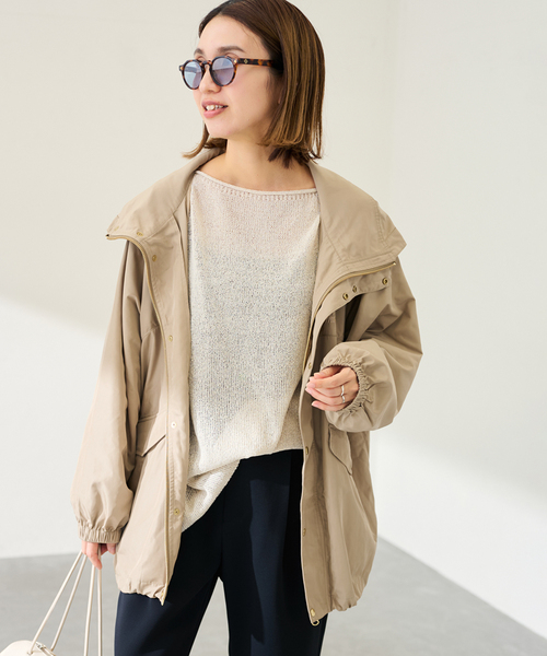 FRAMeWORK(フレームワーク)の「FROSTLINE/フロストライン 別注マウンテンパーカー(マウンテンパーカー・レディース・ベージュ/ブラウン・FREE)」の8枚目の写真