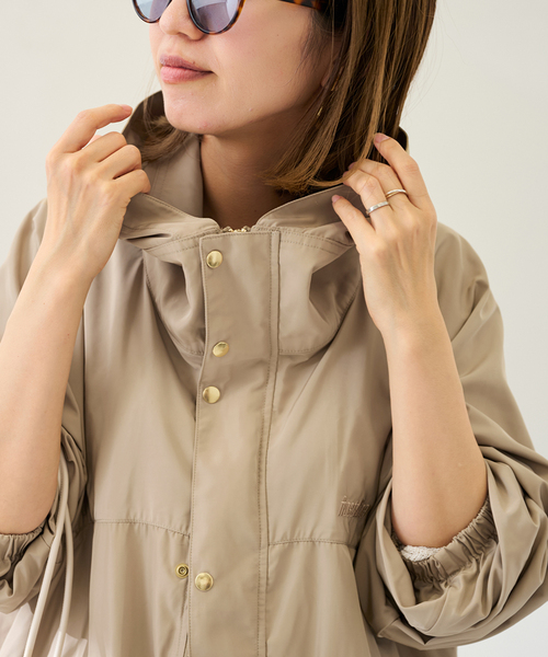 FRAMeWORK(フレームワーク)の「FROSTLINE/フロストライン 別注マウンテンパーカー(マウンテンパーカー・レディース・ベージュ/ブラウン・FREE)」の12枚目の写真