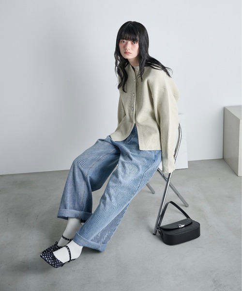 THE YOn(ザヨン)の「ドットリボンストラップミュール(パンプス・レディース・ホワイト/ブラウン/ブラック/オリーブ・37/38/39)」の8枚目の写真