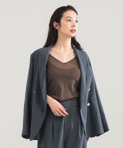 Demi-Luxe BEAMS（デミルクス ビームス）の「AK+1 / レイヤード ブラトップ（タンクトップ・レディース・ブラック/カーキ・ONE SIZE）」の12枚目の写真