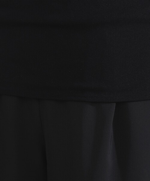 Demi-Luxe BEAMS（デミルクス ビームス）の「AK+1 / レイヤード ブラトップ（タンクトップ・レディース・ブラック/カーキ・ONE SIZE）」の18枚目の写真