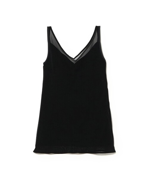 Demi-Luxe BEAMS（デミルクス ビームス）の「AK+1 / レイヤード ブラトップ（タンクトップ・レディース・ブラック/カーキ・ONE SIZE）」の19枚目の写真