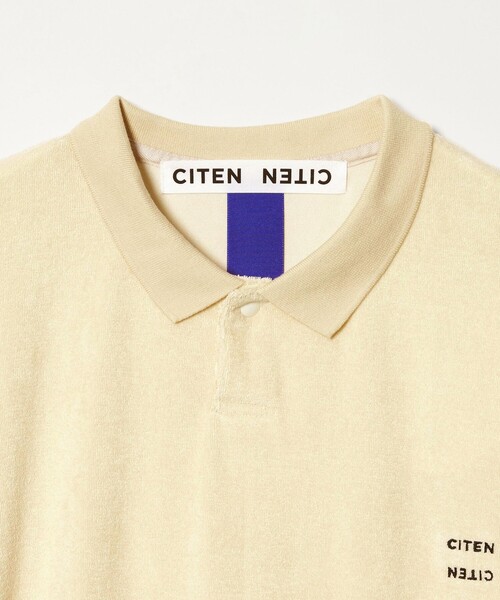 CITEN(シテン)の「<CITEN>マイクロパイルポロシャツ(ポロシャツ・メンズ・ブラック/オフホワイト/グレー・L/M/S)」の11枚目の写真